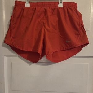 Nike Bright Orange Running Shorts
